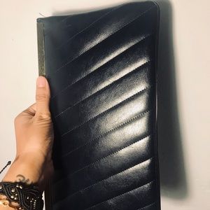 Quilt Faux Leather Clutch/Chain Strap Handbag💋